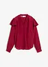 Blouse met zijde, bonprix