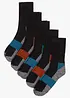 Thermo tennissokken (5 paar) met frotté binnenin, bonprix