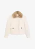 Winterjas in wollen look, bonprix