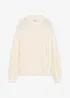 Oversized trui met kabelpatroon, bonprix