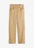 Twill broek met hoge band, bonprix