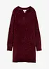Gebreide oversized jurk van chenille, bonprix