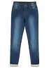 Meisjes thermojeans met flanellen voering, bonprix