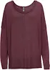 Gebreide oversized trui in een viscosemix, bonprix