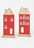 Decoratieve huisjes (set van 2), bonprix