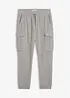 Cargo broek van fleece, regular fit, bonprix