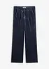 Broek van zacht fluweel, bonprix