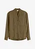 Overhemdblouse van soepelvallend satijn, bonprix