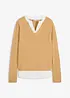 Trui met blouse-inzet, bonprix