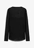 Longsleeve van zacht mesh, bonprix