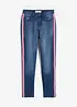 Meisjes thermojeans met jersey voering, mid waist, bonprix