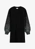 Gebreide jurk met glittereffect, bonprix