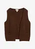 Grof gebreid vest met alpacawol, bonprix