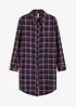 Flanellen nachthemd met knoopsluiting, bonprix