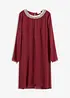 Chiffon jurk met strass-applicatie, bonprix