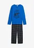 Pyjama van katoen met lange mouwen en knoopsluiting, bonprix