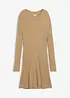 Gebreide mini jurk in een zachte viscosemix, bonprix