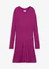 Gebreide mini jurk in een zachte viscosemix, bonprix
