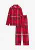 Flanellen pyjama van zacht katoen (2-dlg. set), bonprix