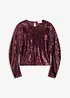 Longsleeve met pailletten, bonprix