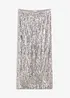 Midirok met pailletten, bonprix