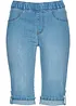 Jeans bermuda met elastische band, bonprix