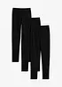 Thermo legging van een elastische katoenmix (set van 3), bonprix