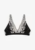 Bralette van tweekleurig kant, bonprix