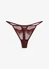 Tanga string met sierlijk kant, bonprix