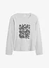 Longsleeve met opvallende print, bonprix