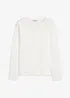 Longsleeve van katoen met mouwen van popeline, bonprix