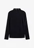 Colshirt met kant, bonprix