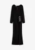 Maxi jurk met strass applicatie, bonprix