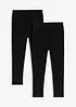 Legging van een elastische katoenmix (set van 3), bonprix