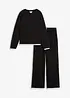 Katoenen joggingpak (dubbele set van 2 stuks), bonprix