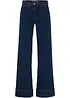 Wide leg comfort stretch jeans, mid waist, bonprix