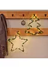 LED hangdecoratie kerstboom en ster (2-dlg. set), bonprix