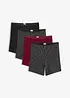 Damesboxershorts met langere pijpen (4-pack), bonprix