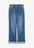 Wide leg jeans low waist, bonprix