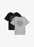 T-shirt (set van 2), bonprix