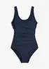 Corrigerend badpak met sierplooitjes, licht corrigerend, bonprix