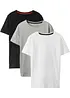 T-shirt met biologisch katoen (set van 3), bonprix