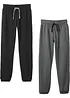 Sweatpants van katoen (set van 2), bonprix