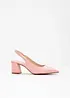 Slingpumps met blokhak, bonprix