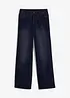 Wide leg jeans mid waist, stretch, bonprix