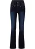 Corrigerende bootcut jeans, high waist, bonprix