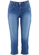 Slim fit jeans met mid waist, cropped, bonprix