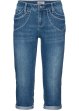 Mid waist cropped jeans, straight, John Baner JEANSWEAR