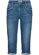 Mid waist cropped jeans, straight, bonprix