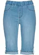 Jeans bermuda met elastische band, bonprix